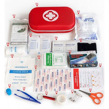 Outdoor & Family Staysafe 18 items (48pcs) First Aid Kit